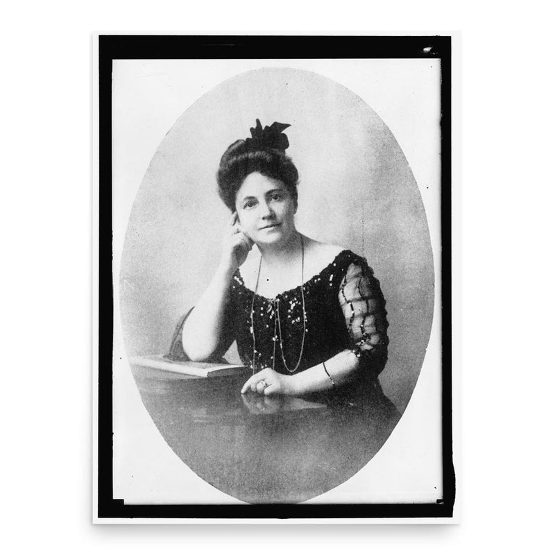 Cora Wilson Stewart poster print, in size 18x24 inches.