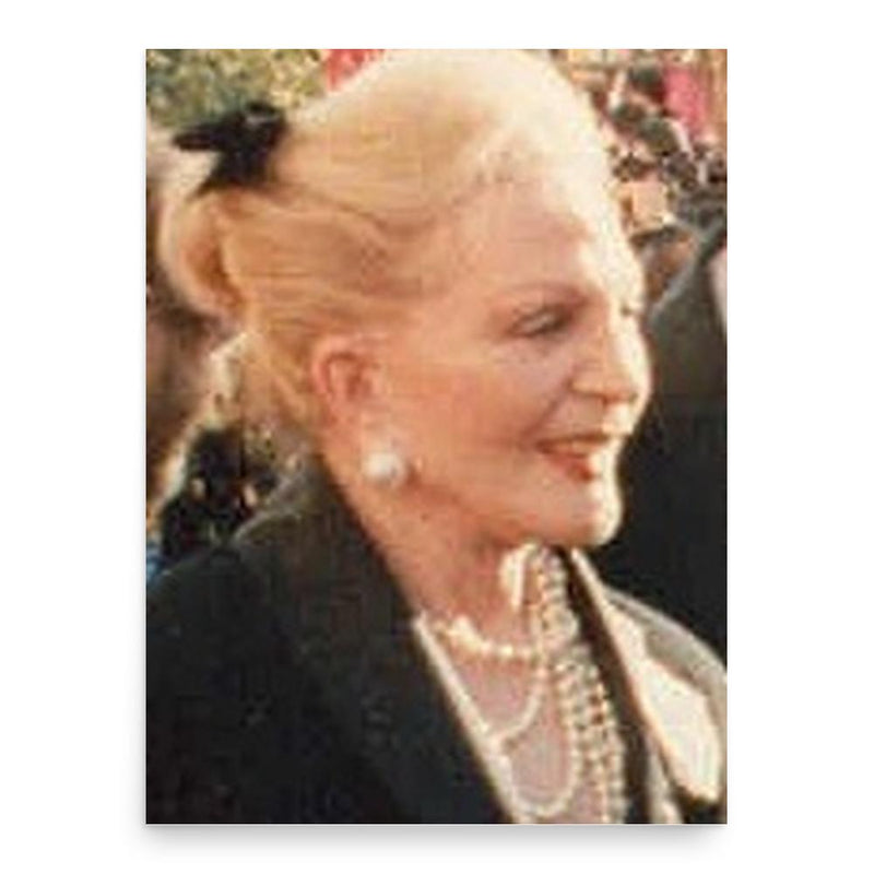 Coral Browne poster print, in size 18x24 inches.