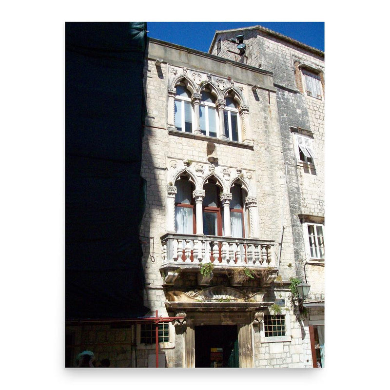 Coriolano Cippico poster print, in size 18x24 inches.
