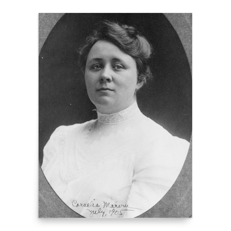 Cornelia Marvin Pierce poster print, in size 18x24 inches.
