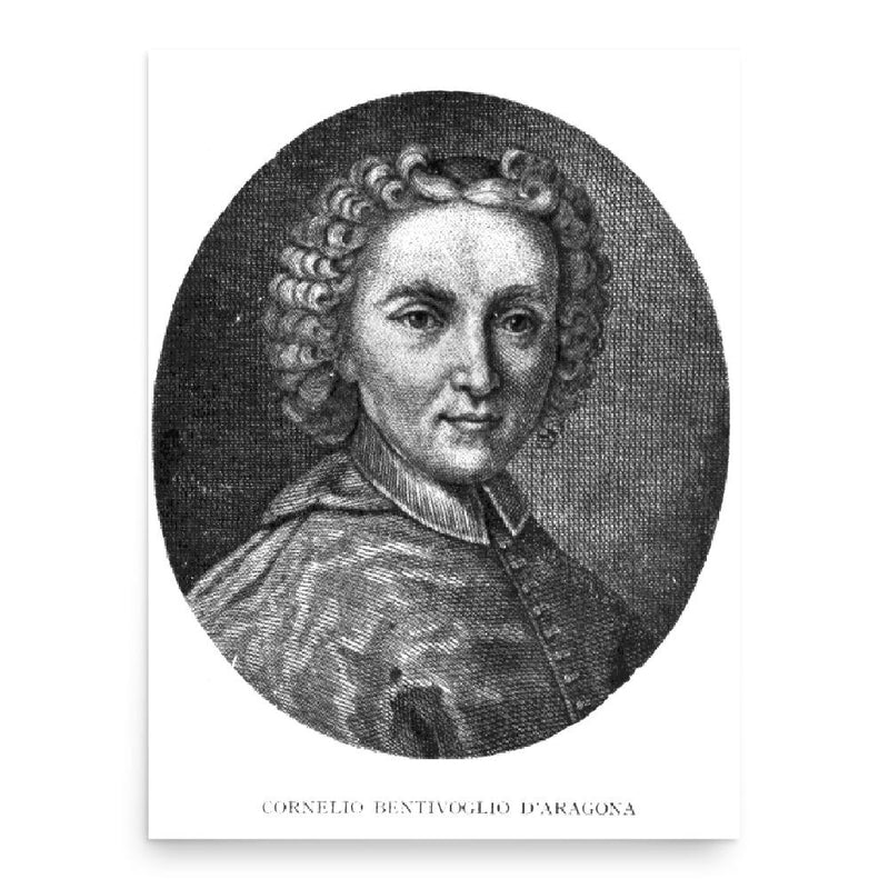 Cornelio Bentivoglio poster print, in size 18x24 inches.