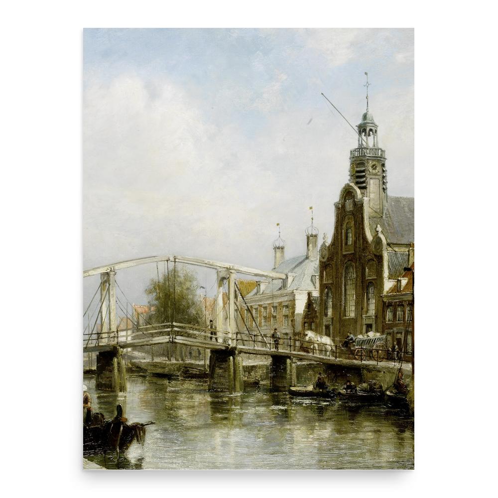 Cornelis Christiaan Dommersen poster print, in size 18x24 inches.