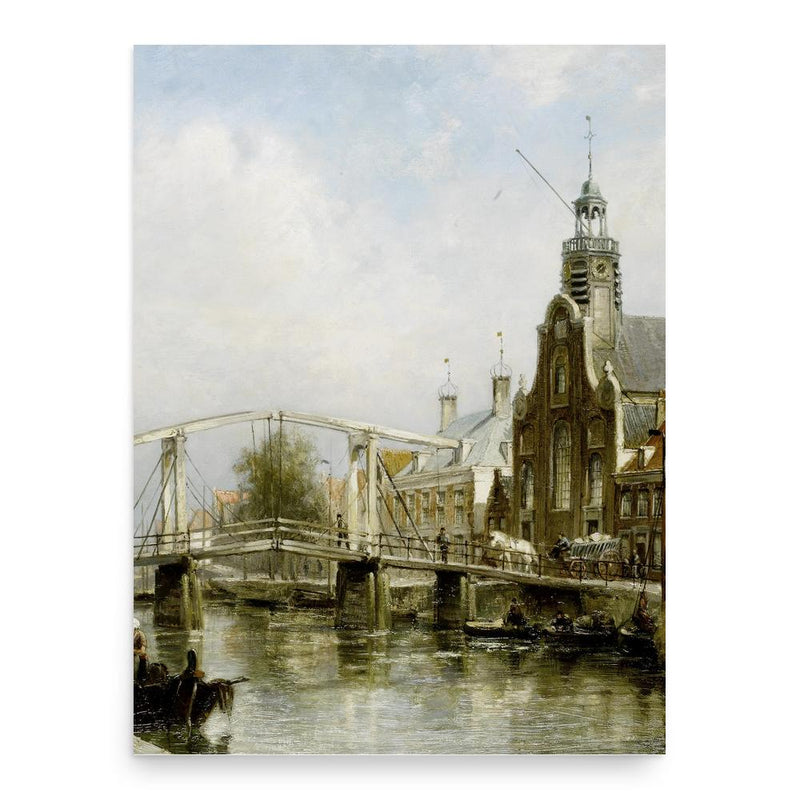 Cornelis Christiaan Dommersen poster print, in size 18x24 inches.