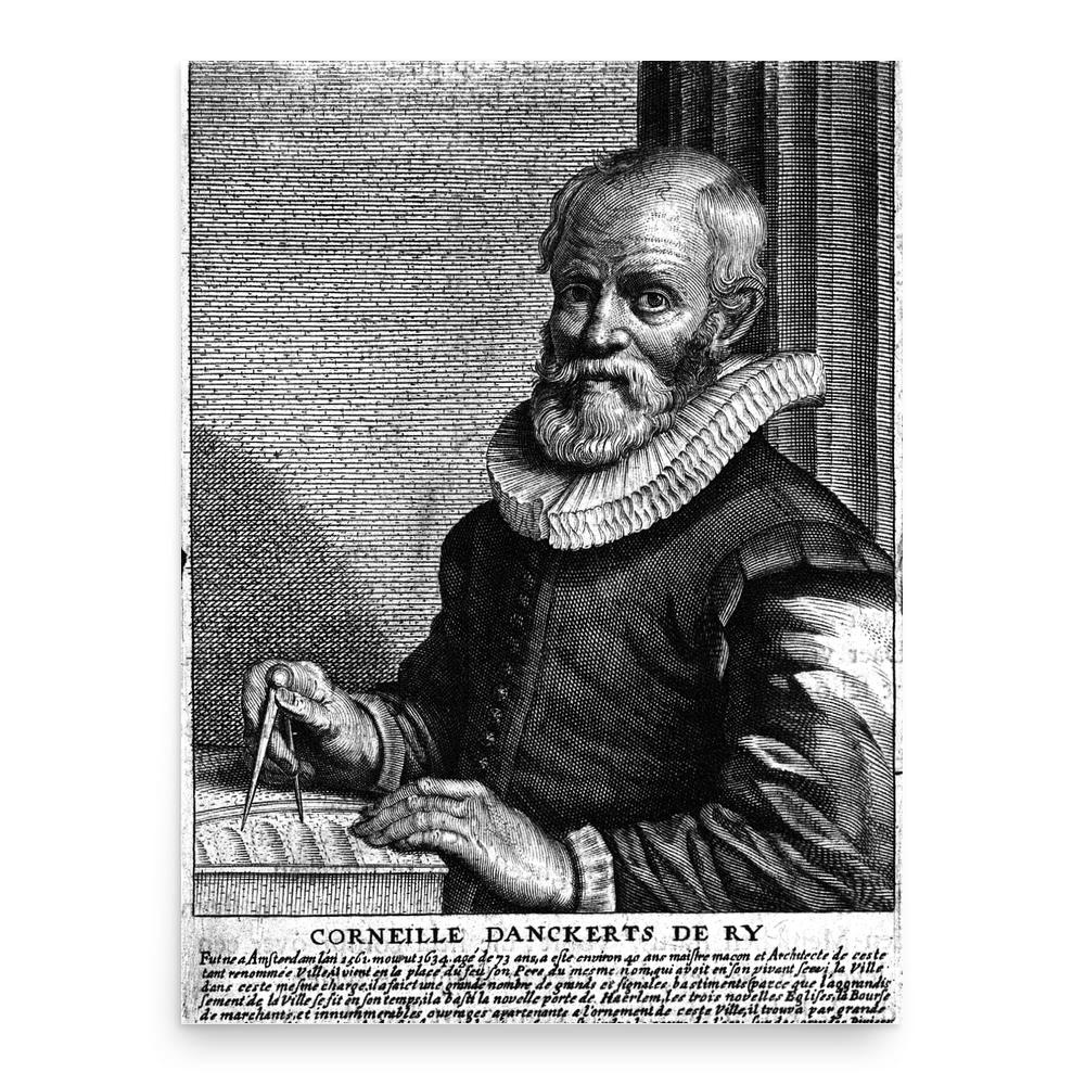 Cornelis Danckerts de Ry poster print, in size 18x24 inches.