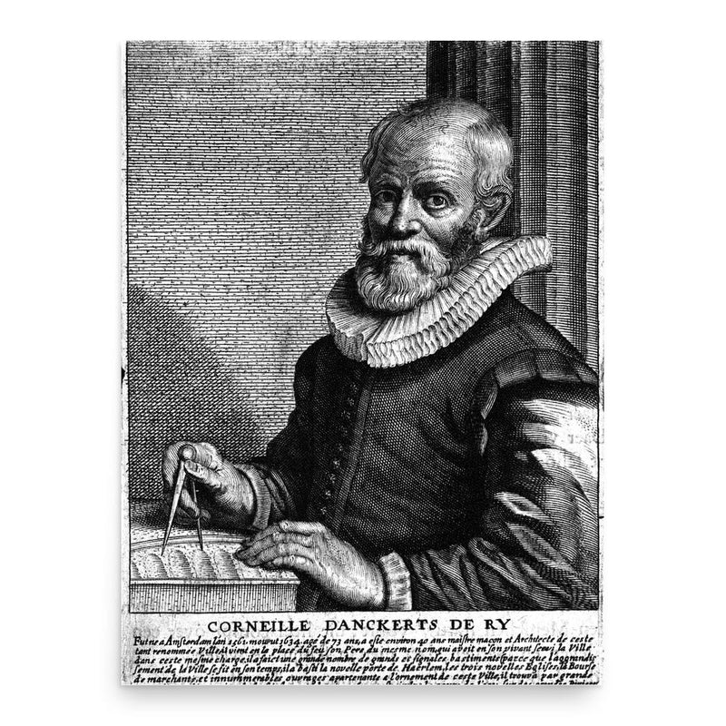 Cornelis Danckerts de Ry poster print, in size 18x24 inches.