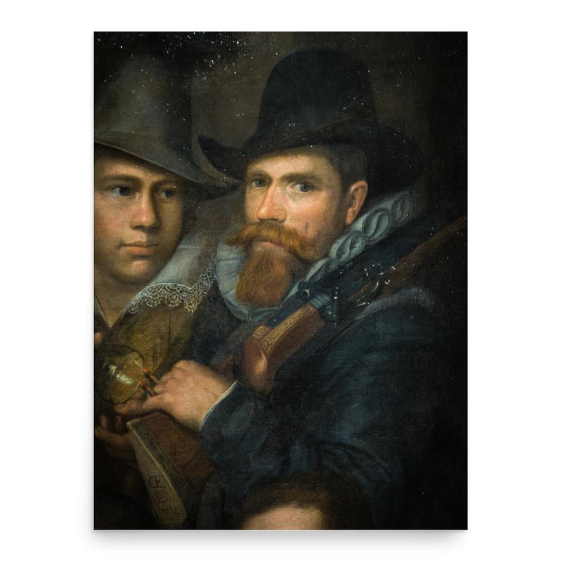 Cornelis Engelsz poster print, in size 18x24 inches.