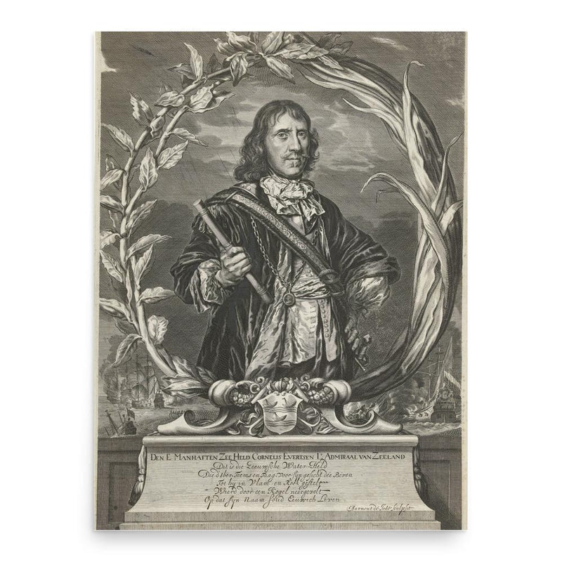 Cornelis Evertsen the Elder poster print, in size 18x24 inches.