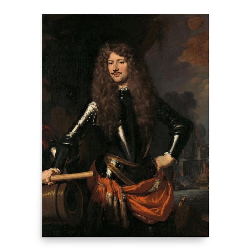 Cornelis Evertsen poster print, in size 18x24 inches.