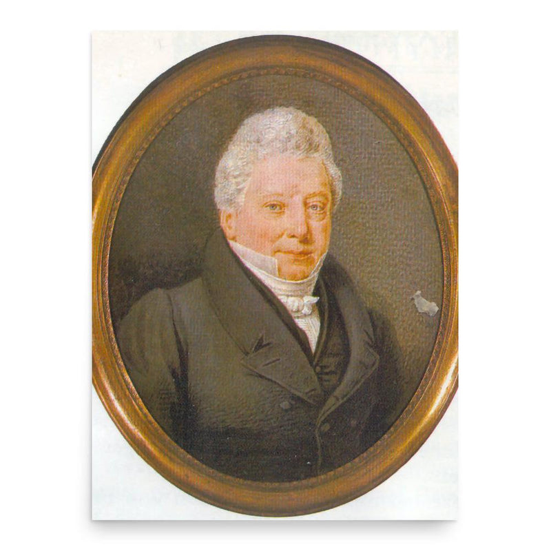 Cornelis Felix van Maanen poster print, in size 18x24 inches.
