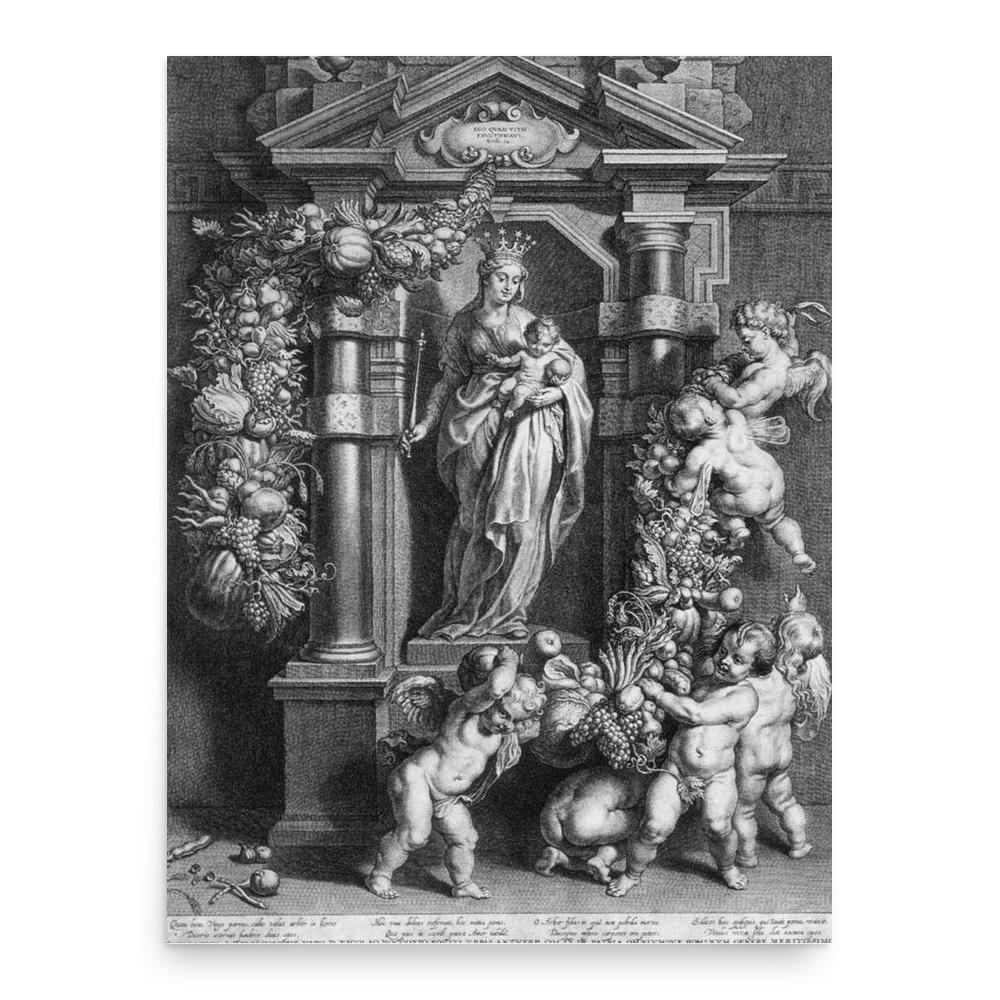 Cornelis Galle the Elder poster print, in size 18x24 inches.