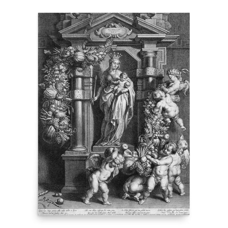Cornelis Galle the Elder poster print, in size 18x24 inches.