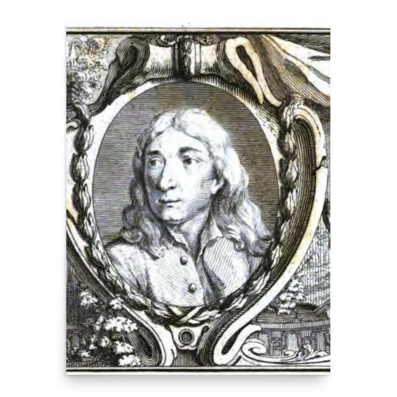 Cornelis Huysmans poster print, in size 18x24 inches.