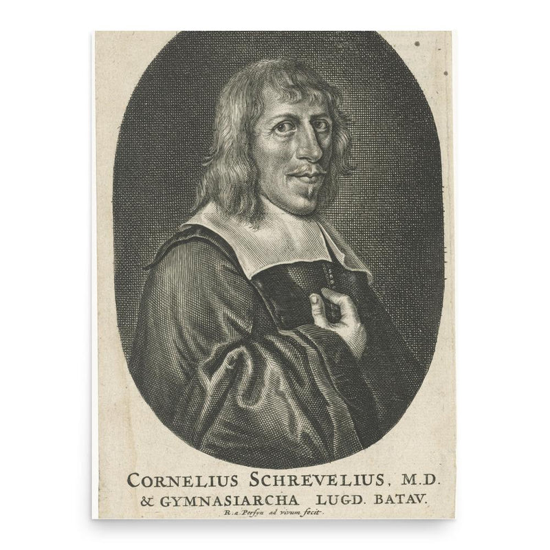 Cornelis Schrevel poster print, in size 18x24 inches.