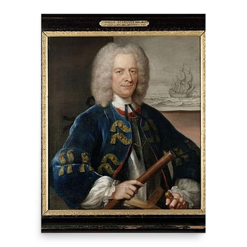 Cornelis Schrijver poster print, in size 18x24 inches.