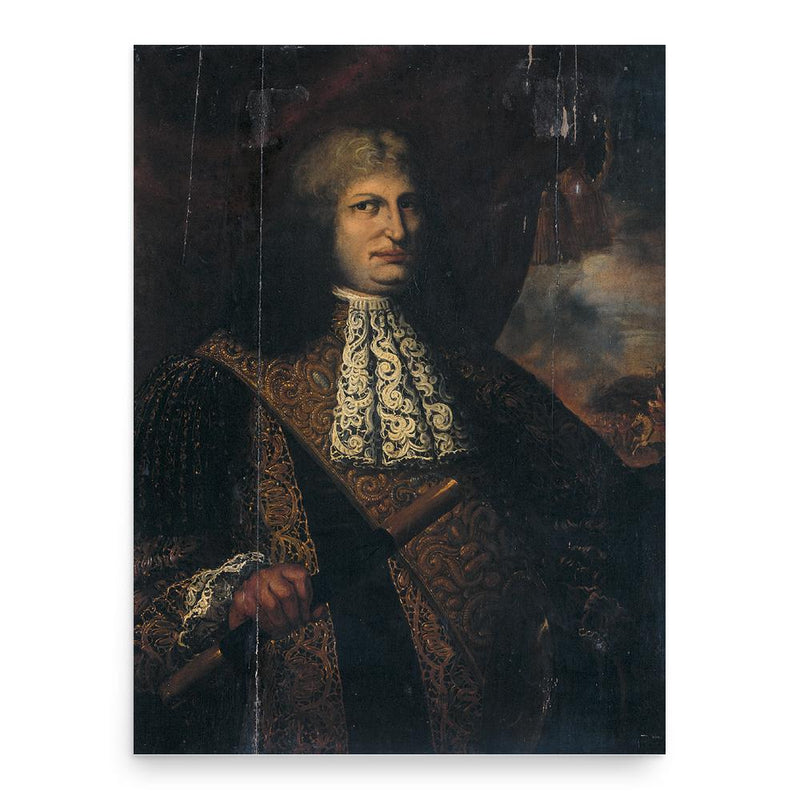Cornelis Speelman poster print, in size 18x24 inches.