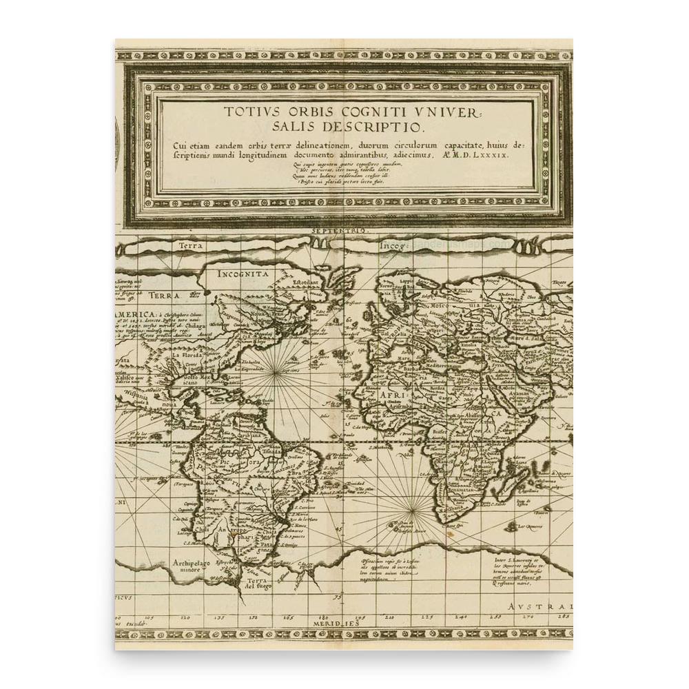 Cornelis de Jode poster print, in size 18x24 inches.