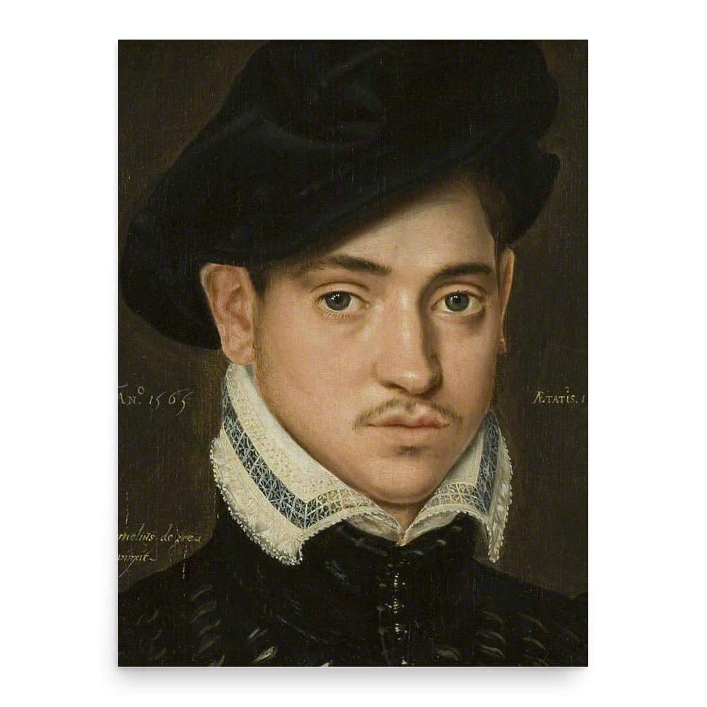 Cornelis de Zeeuw poster print, in size 18x24 inches.