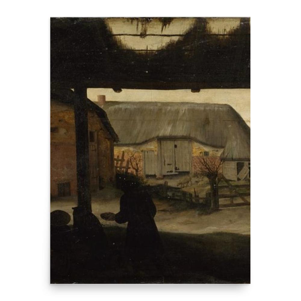 Cornelis van Dalem poster print, in size 18x24 inches.