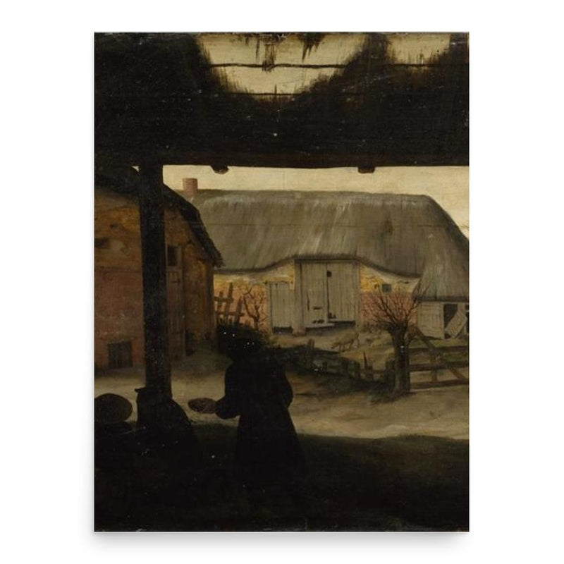 Cornelis van Dalem poster print, in size 18x24 inches.