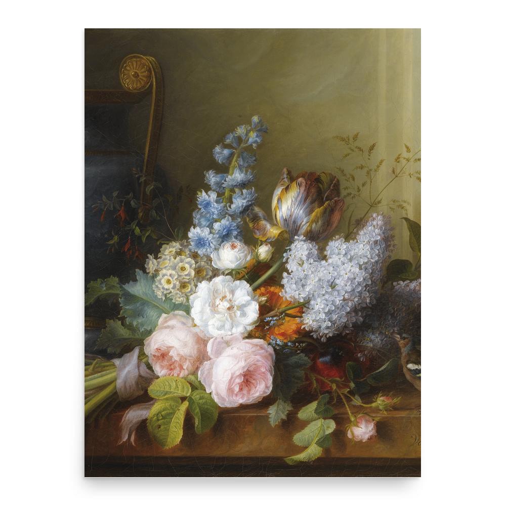 Cornelis van Spaendonck poster print, in size 18x24 inches.