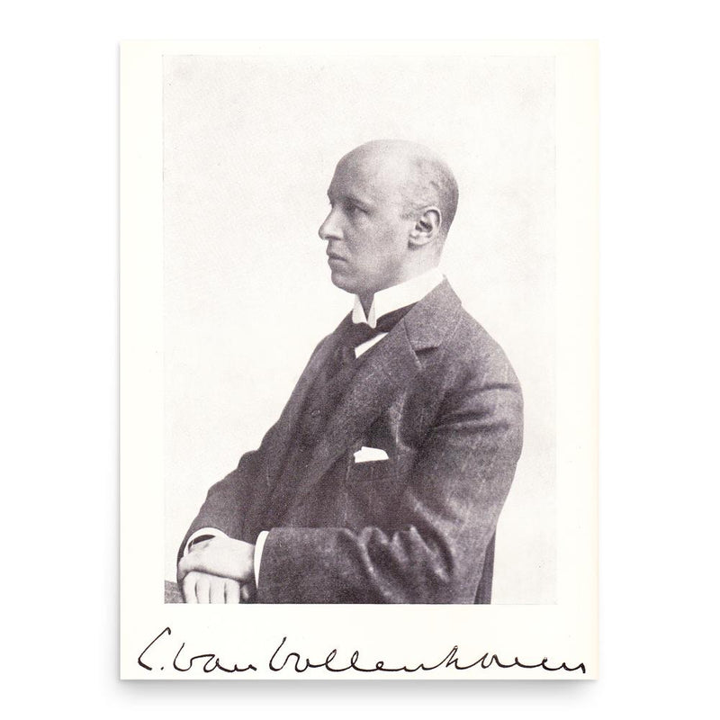 Cornelis van Vollenhoven poster print, in size 18x24 inches.