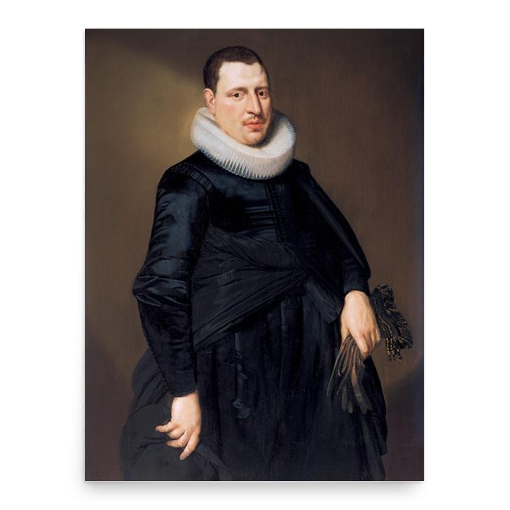 Cornelis van der Voort poster print, in size 18x24 inches.