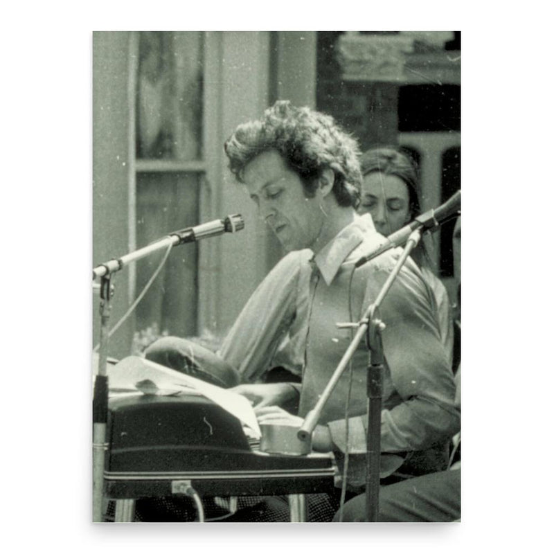 Cornelius Cardew poster print, in size 18x24 inches.