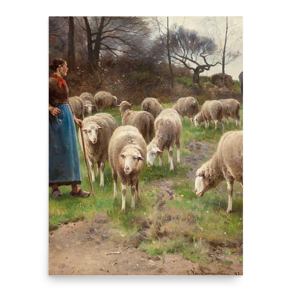 Cornelius Van Leemputten poster print, in size 18x24 inches.