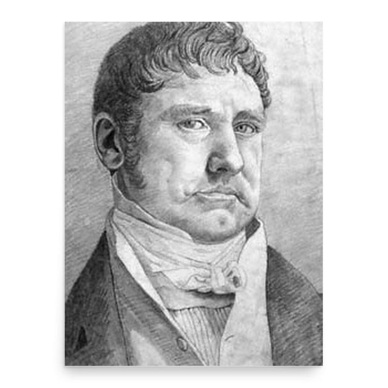 Cornelius Varley poster print, in size 18x24 inches.