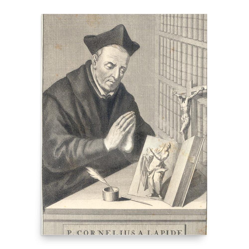 Cornelius a Lapide poster print, in size 18x24 inches.