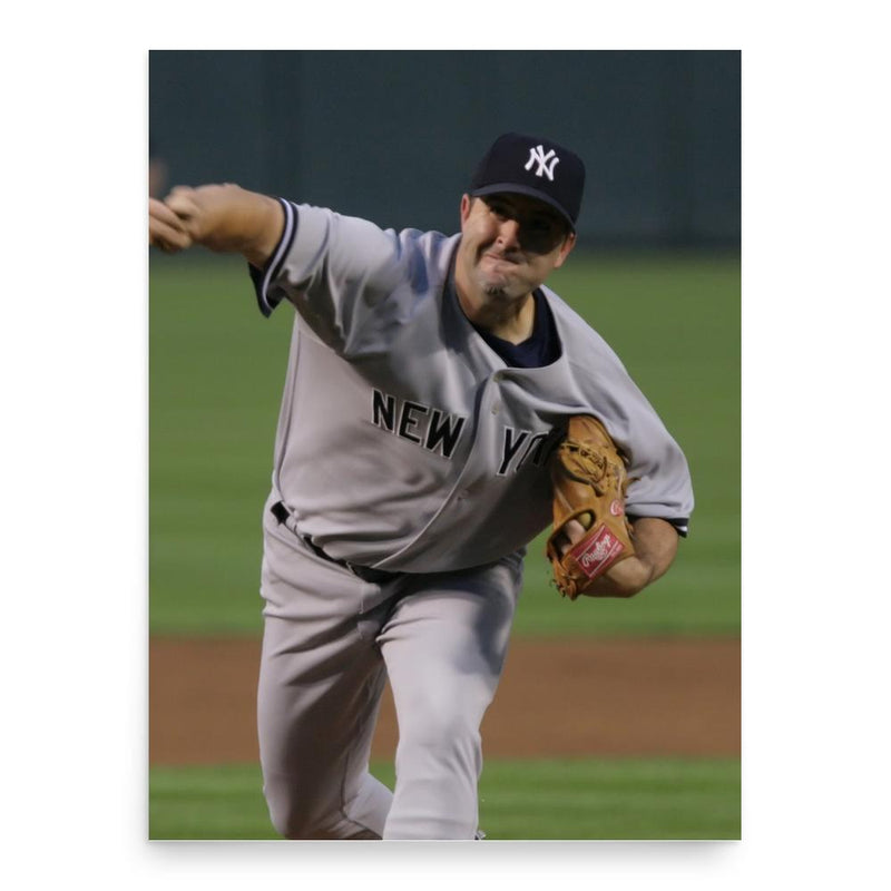 Cory Lidle poster print, in size 18x24 inches.