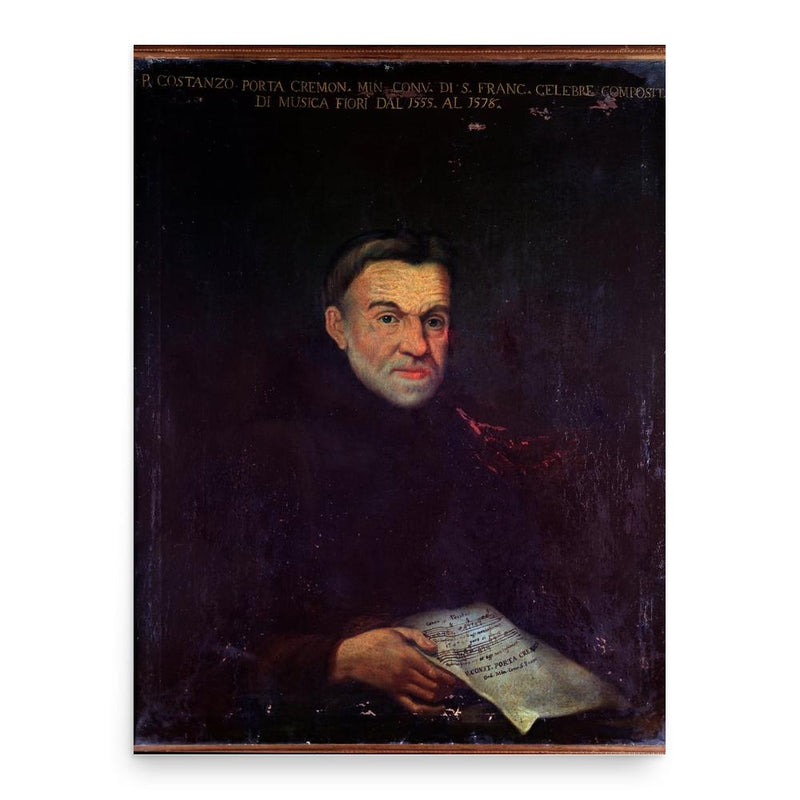 Costanzo Porta poster print, in size 18x24 inches.