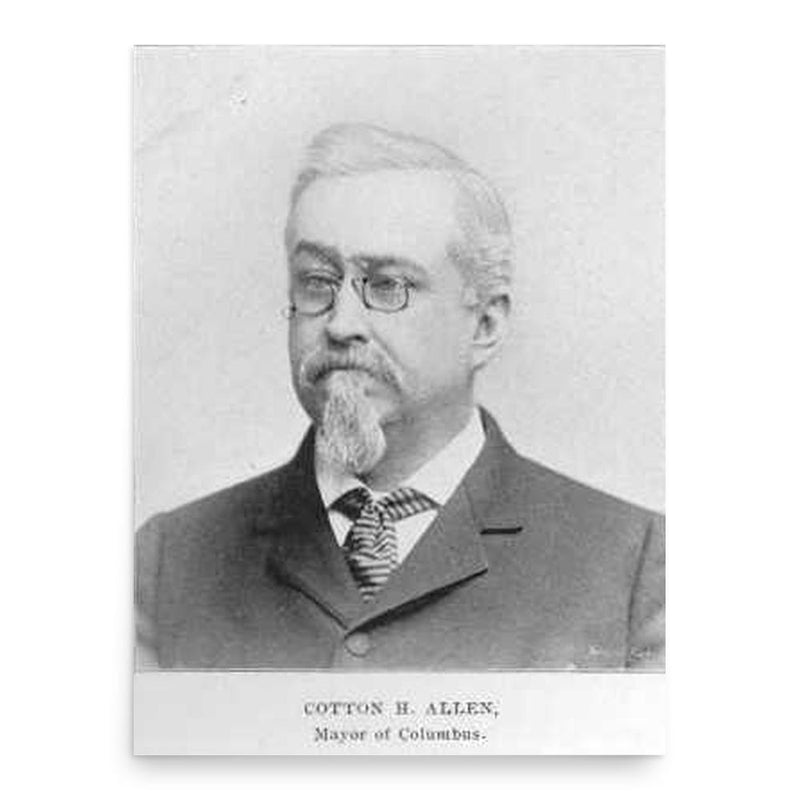 Cotton Hayden Allen poster print, in size 18x24 inches.