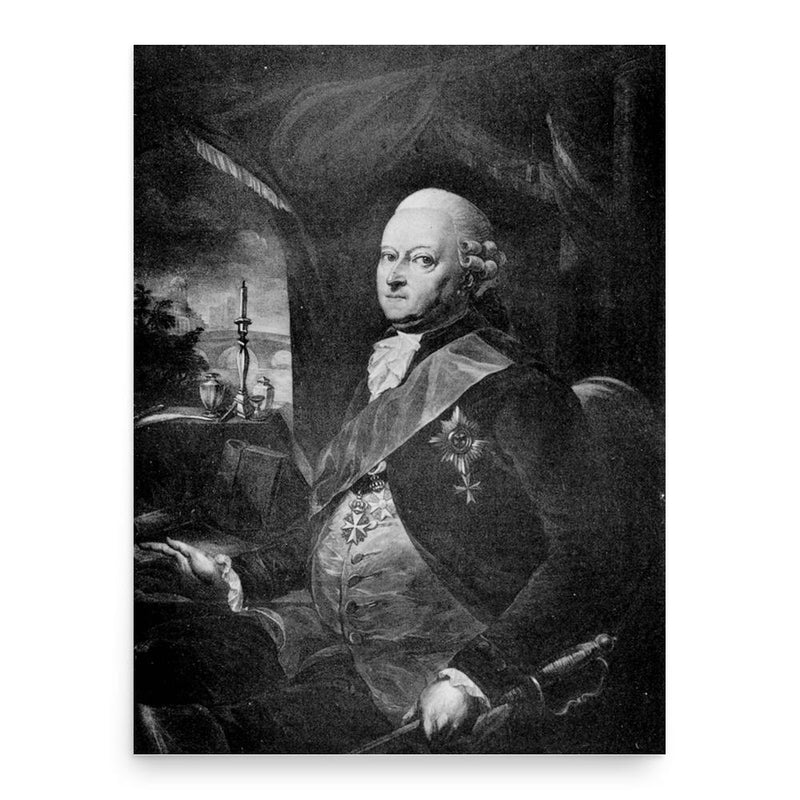 Count Karl-Wilhelm Finck von Finckenstein poster print, in size 18x24 inches.