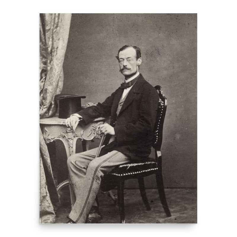 Count Richard Belcredi poster print, in size 18x24 inches.