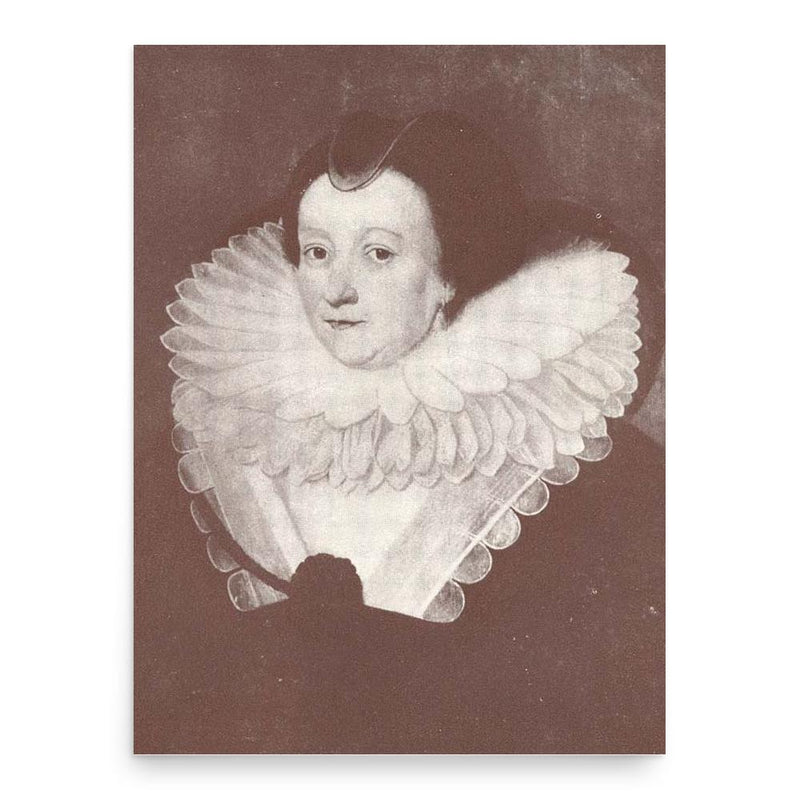 Countess Charlotte Brabantina of Nassau poster print, in size 18x24 inches.