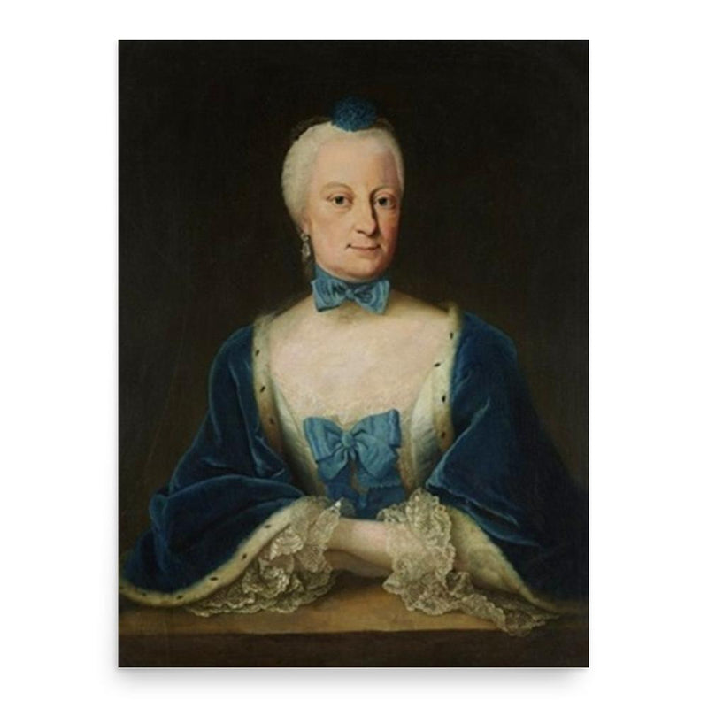 Countess Charlotte of Hanau-Lichtenberg poster print, in size 18x24 inches.
