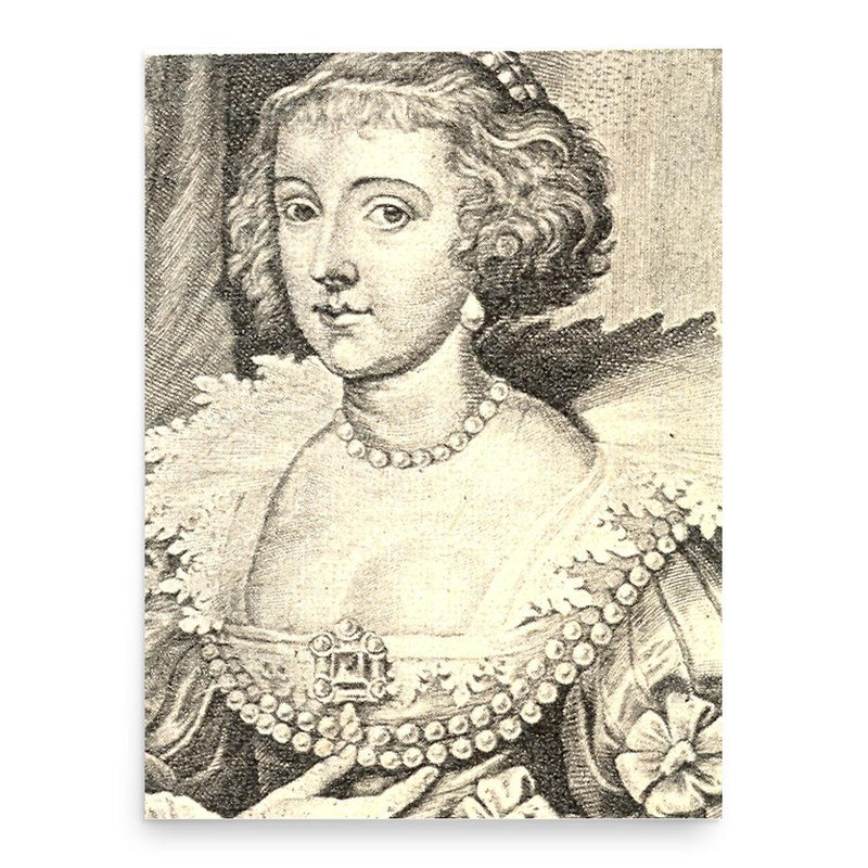Countess Emilia Antwerpiana of Nassau poster print, in size 18x24 inches.