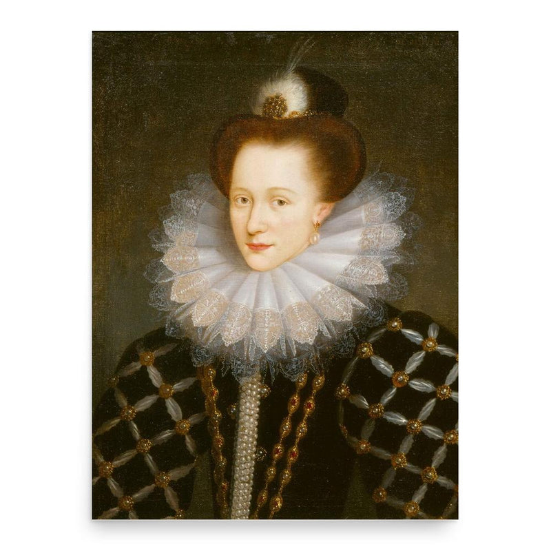 Countess Emilia of Nassau poster print, in size 18x24 inches.