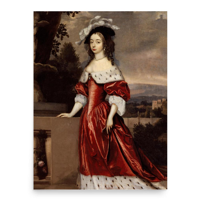 Countess Henriette Catherine of Nassau poster print, in size 18x24 inches.