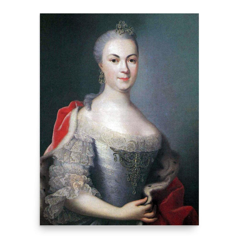 Countess Maria Louise Albertine of Leiningen-Dagsburg-Falkenburg poster print, in size 18x24 inches.