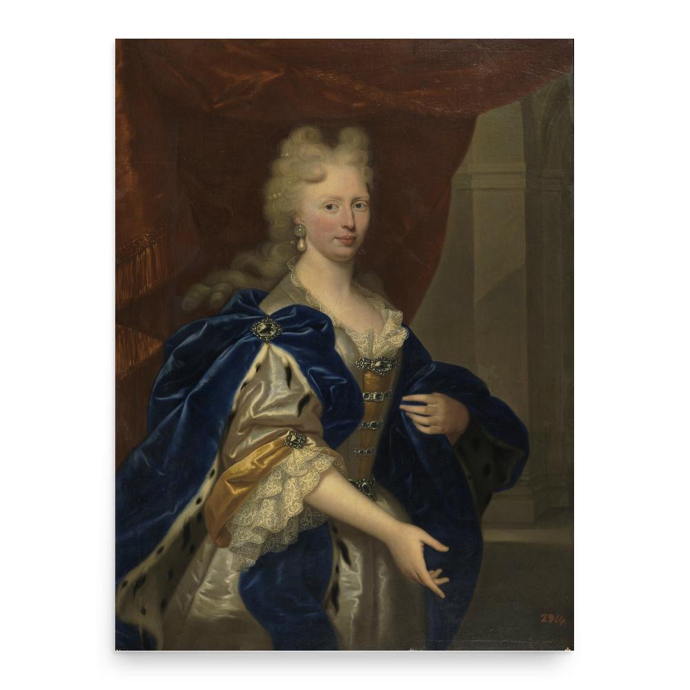 Countess Palatine Dorothea Sophie of Neuburg poster print, in size 18x24 inches.
