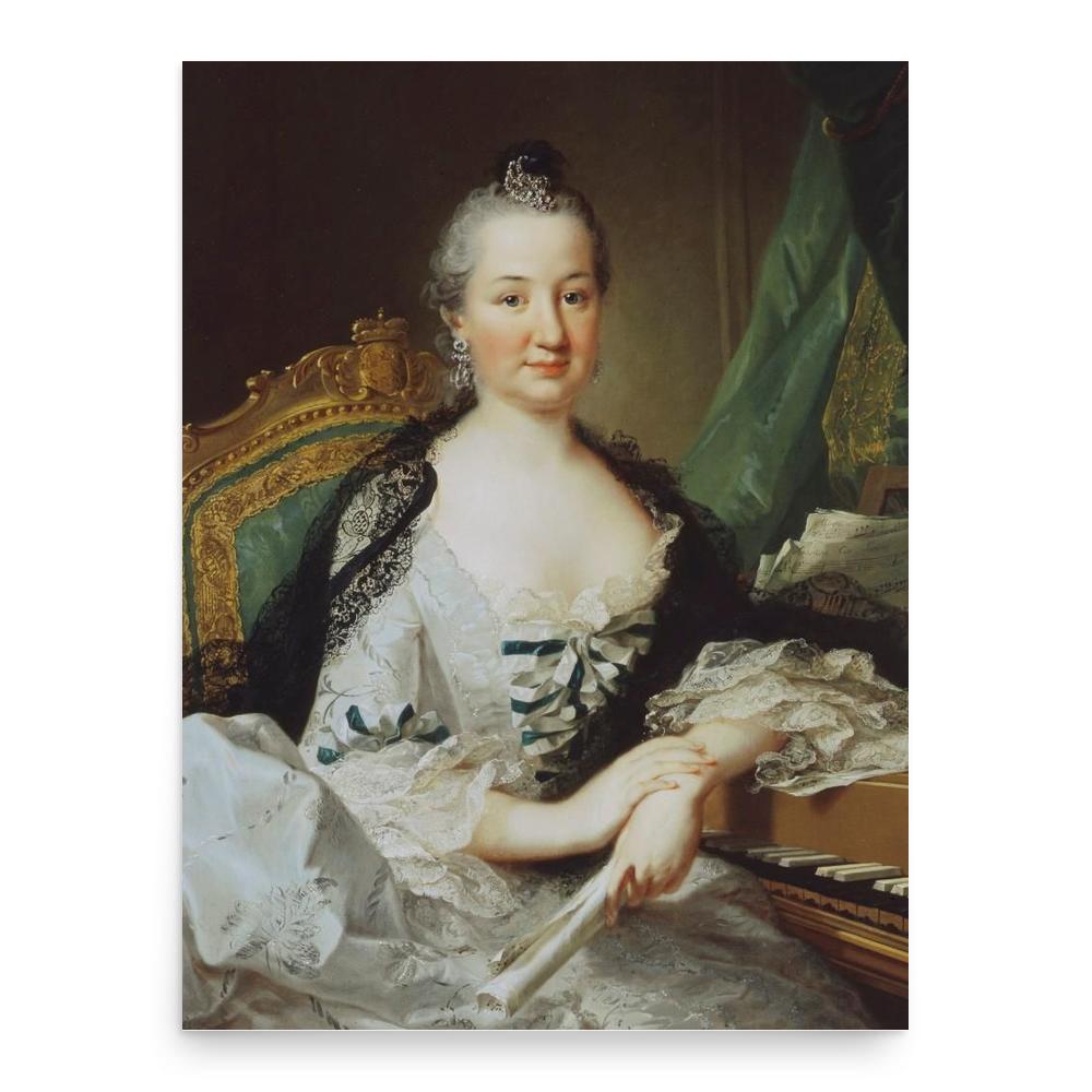 Countess Palatine Elisabeth Auguste of Sulzbach poster print, in size 18x24 inches.
