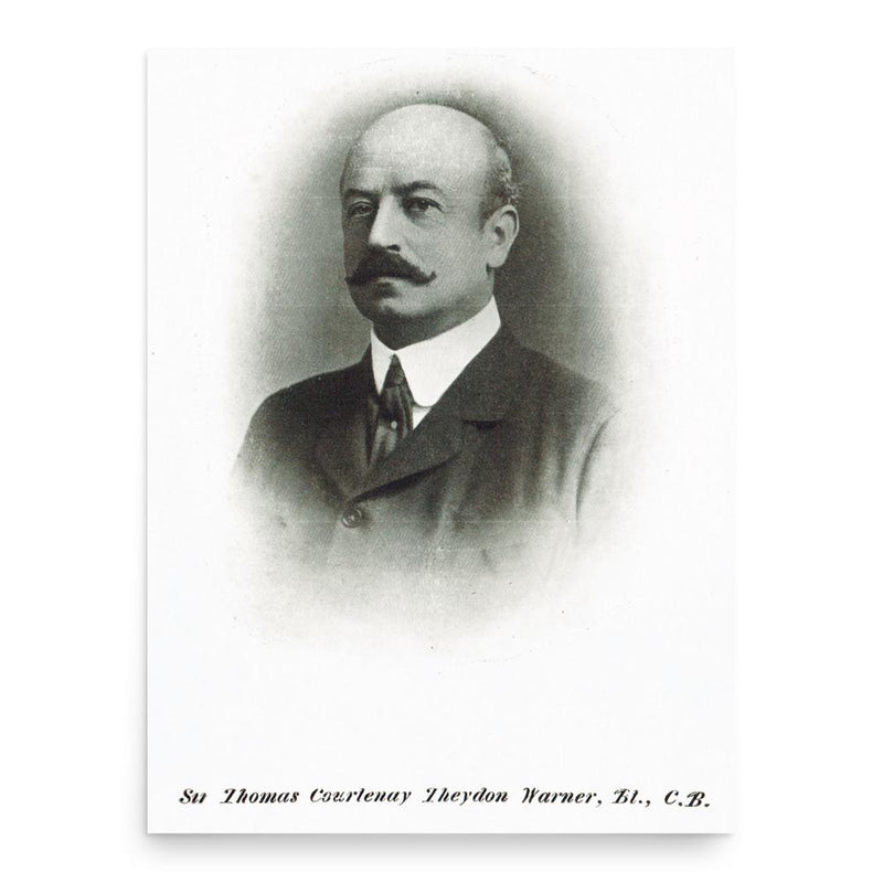 Courtenay Warner poster print, in size 18x24 inches.