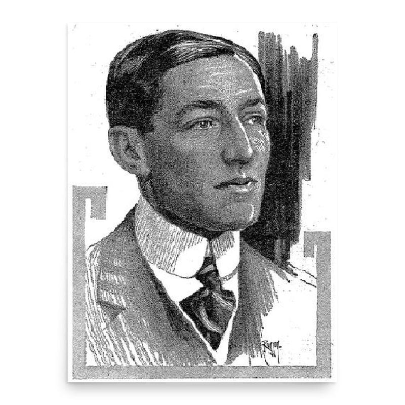Courtlandt Nicoll poster print, in size 18x24 inches.