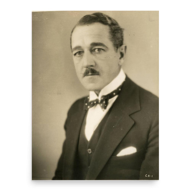 Crauford Kent poster print, in size 18x24 inches.