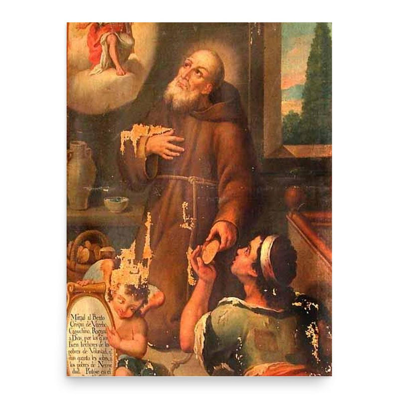 Crispin of Viterbo poster print, in size 18x24 inches.