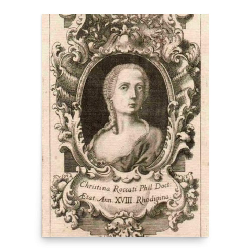 Cristina Roccati poster print, in size 18x24 inches.
