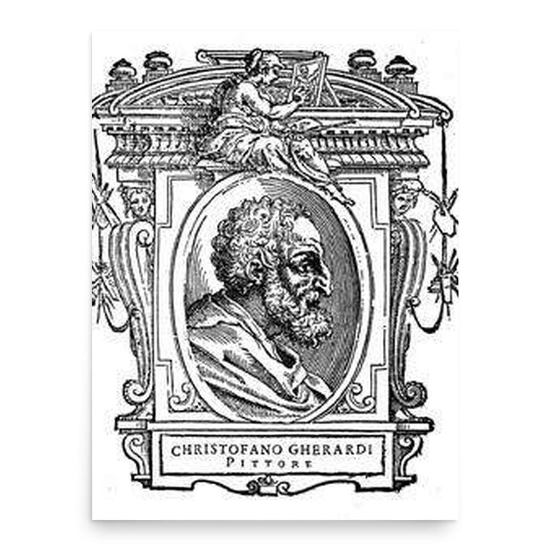 Cristofano Gherardi poster print, in size 18x24 inches.