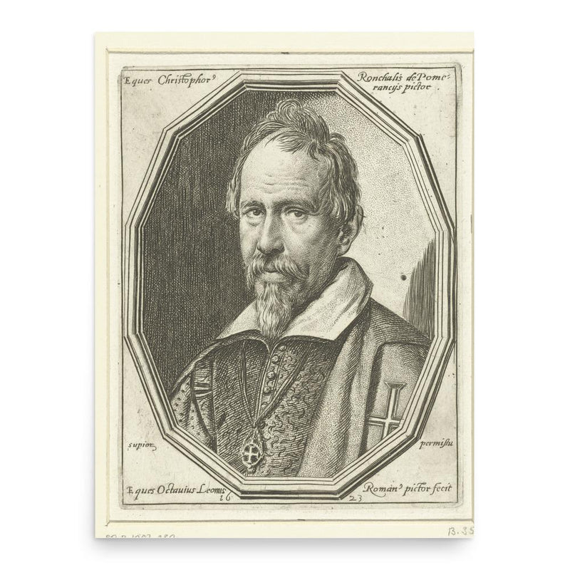Cristoforo Roncalli poster print, in size 18x24 inches.